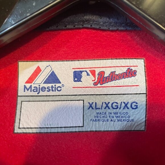 MAJESTIC MENS CLEVELAND INDIANS CHIEF WAHOO HOODIE PULLOVER MLB Never Worn XL - Picture 4 of 4